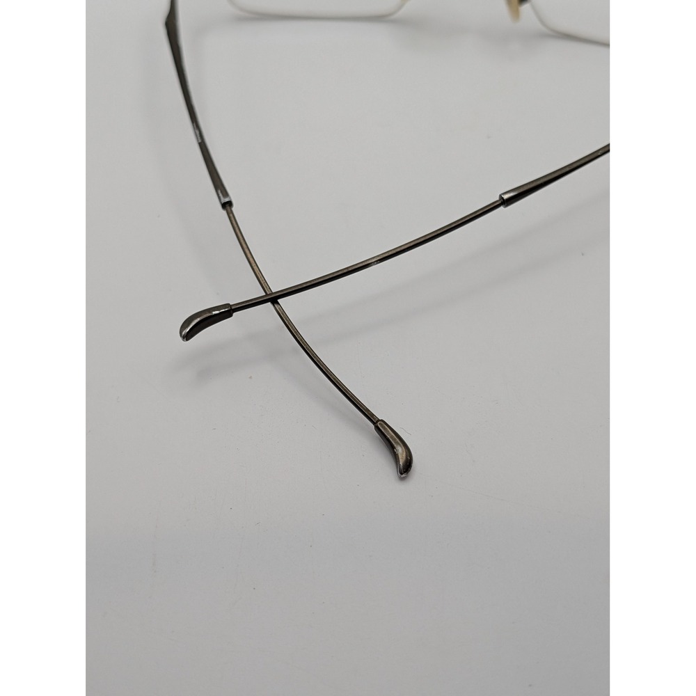Oakley Jackknife 4.0 Semi Rimless Eyeglass Frames Metal Rectangular Pewter - Picture 2 of 16